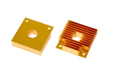 Алюминиевый радиатор 40x40 двигатель Nema17 - передний