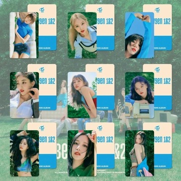 9 шт./компл. новый альбом Kpop TWICE между 1 и 2 фотокартами, коллекция ломо-карт