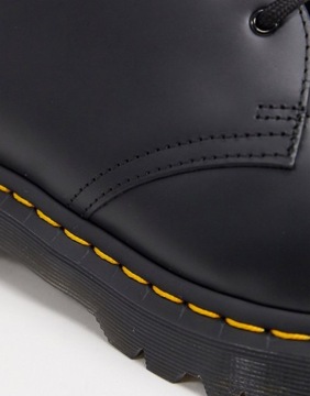 Dr Martens 1461 Bex Czarne buty na platformie z 3 oczkami 44
