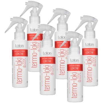 ZESTAW 6 TERMOSPRAY DO WŁOSÓW STYLIZACJI LOKÓW