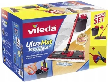 Vileda Mop Ultramat WIADRO SZUFELKA ZMIOTKA