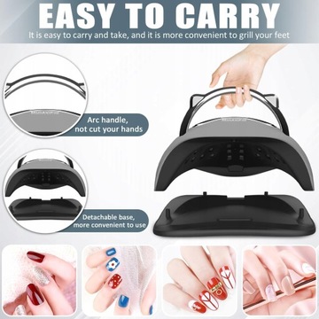 УФ светодиодная лампа для ногтей MULEVIP V19 180W