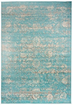 DYWAN TURKUSOWY VINTAGE PRZECIERANY 70X250