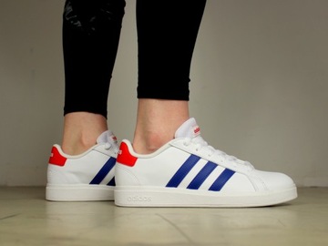 damskie buty Adidas BIAŁE trampki sportowe