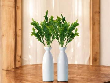 ИСКУССТВЕННЫЕ ЦВЕТЫ ДЕКОРАТИВНАЯ Веточка РУСКУС 34см ИСКУССТВЕННЫЕ РАСТЕНИЯ ЛИСТЬЯ КЛИН