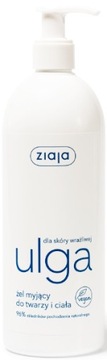 ZIAJA ULGA żel myjący do twarzy i ciała 400 ml