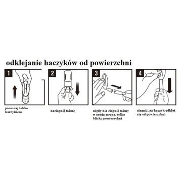4x Декоративные крючки для картин и рамок, 6 шт.