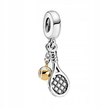 CHARMS TENIS LOVE TENNIS PIŁKA RAKIETA S925
