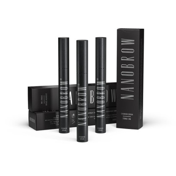 3 X NANOBROW - ODŻYWKA DO BRWI 5ml - TANIEJ 19%