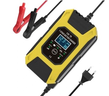 MOCNY PROSTOWNIK AUTOMATYCZNY LCD 12V 7A