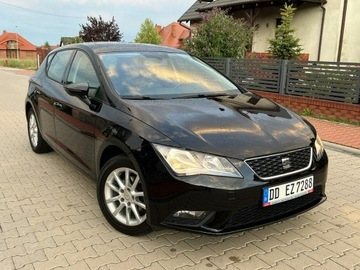 Seat Leon III Hatchback 1.6 TDI CR 105KM 2014 Seat Leon Opłacony Dwustrefowy klimatronic