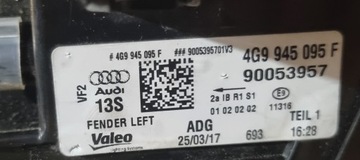AUDI A6 C7 FACELIFT KOMBI SVĚTLO LEVÝ LED 4G9945095F
