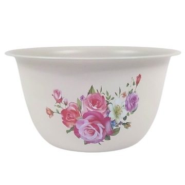 Глубокая стальная миска, металлическая кухонная чашка 18 см.