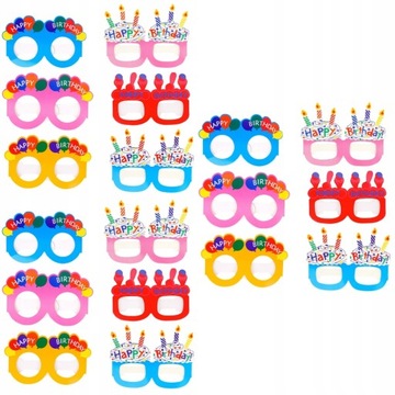 72 szt. Okulary Papierowe okulary