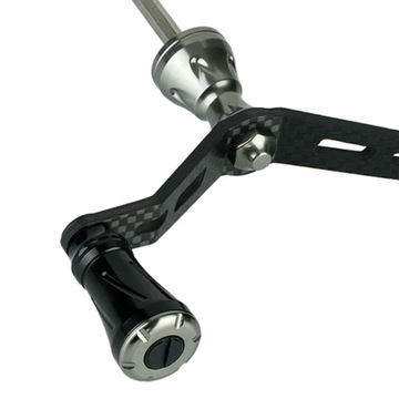 Ручка катушки из углеродного волокна. Цветная рукоятка.