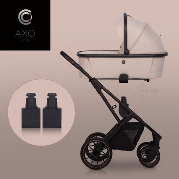 Gondola wysoka do wózka CAVOE AXO SHINE 8CM WYŻSZA