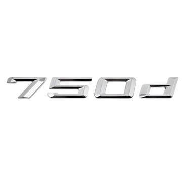 BMW 7 EMBLEMAT ZNACZEK KLAPA TYŁ F01 G11 750d