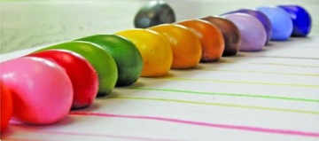 Мелки Crayon Rocks в бархатном мешочке - 8 кружочков