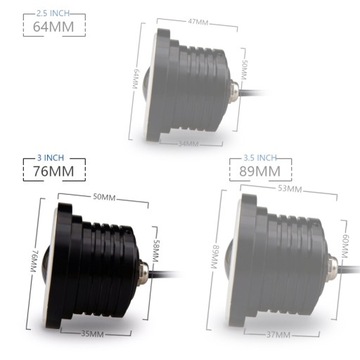 3-ДЮЙМОВЫЕ DRL ANGLE EYE LED COB ДНЕВНЫЕ КОЛЬЦА