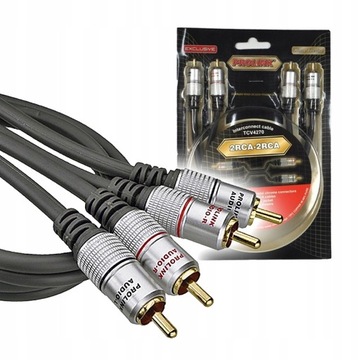 Kabel przewód 2RCA-2RCA Prolink Exclusive 0,8m