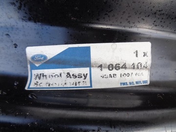 4× DISK OCELOVÝ FORD OE FUSIUON 6.0" X 15" 4X108 ET 52,5