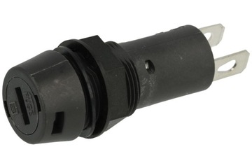 GNIAZDO bezpiecznika 12,7mm 250V AC 10A fi 5x20mm