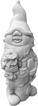 Figura z betonu SKRZAT KRASNAL Z KWIATAMI (F115)