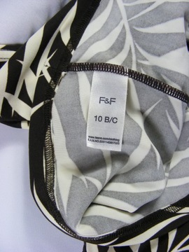 F&F kostium kąpielowy w liście R 10/38