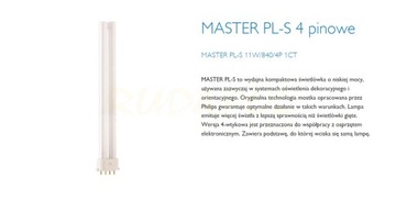 MASTER PL-S 11W/840/4P (4-контактный) 8711500261229