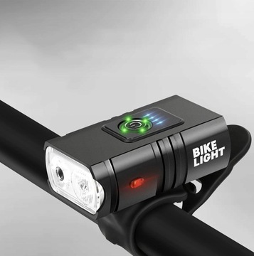 СВЕТОДИОДНЫЙ ВЕЛОСИПЕДНЫЙ ФОНАРЬ ПЕРЕДНИЙ ЗАДНИЙ USB-КОМПЛЕКТ ДЛЯ ВЕЛОСИПЕДА