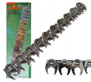 KLUCZE PŁASKIE OTWARTE BOCZNE 3/8 ZESTAW JONNESWAY