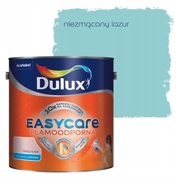 FARBA DULUX EASYCARE NIEZMĄCONY LAZUR 2,5L