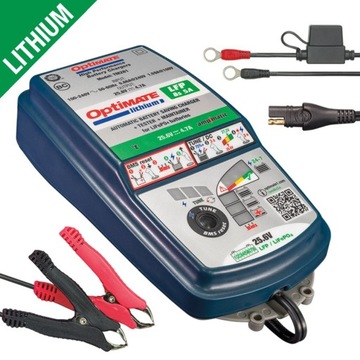 OPTIMATE ŁADOWARKA AKUMULATORÓW OPTIMATE LITHIUM 8S 25.6V / 26.4V 5A, 2,5-1