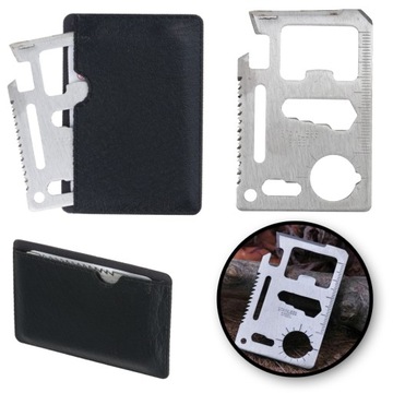 NOŻYK WIELOFUNKCYJNY SURVIVAL MULTITOOL SCYZORYK TURYSTYCZNY METALOWY