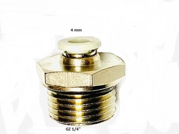 Прямая шланговая муфта с резьбой 12 мм 1/2 дюйма PC