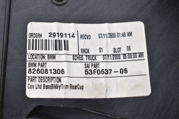 ЦЕНТРАЛЬНЫЙ ТУННЕЛЬНЫЙ ПОДЛОКОТНИК EU BMW X5 E53 1 I 01R