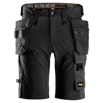Krótkie spodenki Snickers 6175 Stretch r.46 BLACK