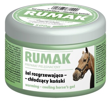 RUMAK Żel rozgrzewająco-chłodzący dla koni 500g