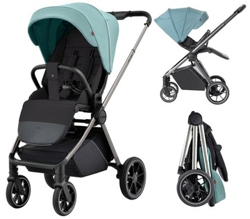 Wózek Spacerowy Carrello ULTRA PRZODEM TYŁEM Spacerówka Dwukierunkowa 22kg