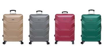 ДОРОЖНЫЙ ЧЕМОДАН, 4 ПРЕДМЕТА, БОЛЬШОЙ, СРЕДНИЙ, МАЛЕНЬКИЙ НАБОР НА ДВОЙНЫХ КОЛЕСАХ