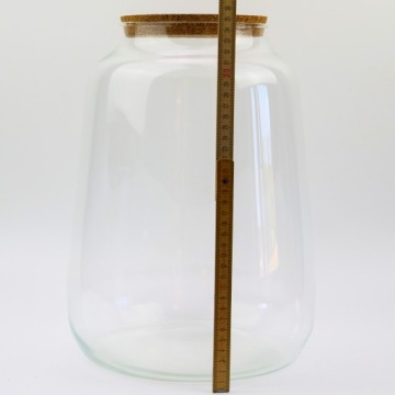 Банка с пробкой ФОНАРЬ XXL 35см ЛЕС В БАНКЕ МИКРОКЛИМАТ