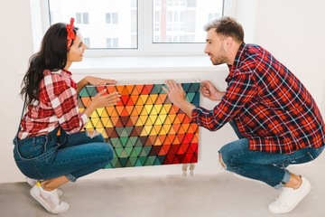 MAGNES MATA MAGNETYCZNA NA GRZEJNIK 120x60 MOZAIKA FOTOTAPETA