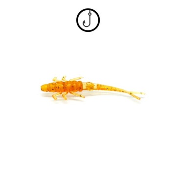FLITTER 4cm ULTRA-LIGHT | OKONIOWY | 5 szt | 1A ORANGE