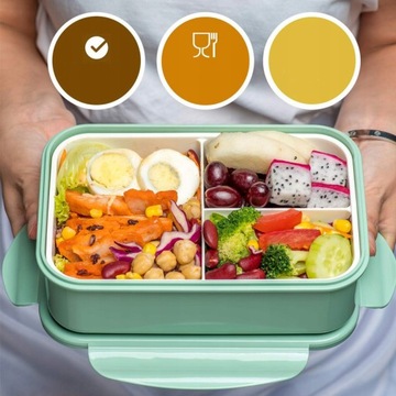 КОНТЕЙНЕР ДЛЯ ЛАНЧБОКС BENTO BOX 1400 МЛ ДЕТСКАЯ ШКОЛЬНАЯ КОРОБКА
