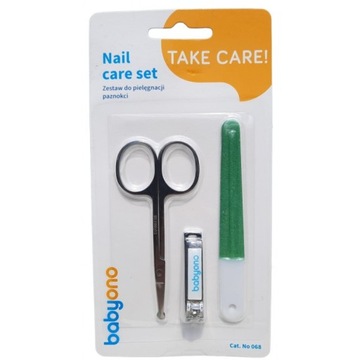 BABYONO Zestaw do Pielęgnacji Paznokci 068 mięta