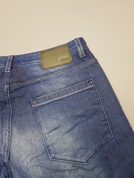 HUGO BOSS granatowe jeansy spodnie jak NOWE 36/30 pas 90