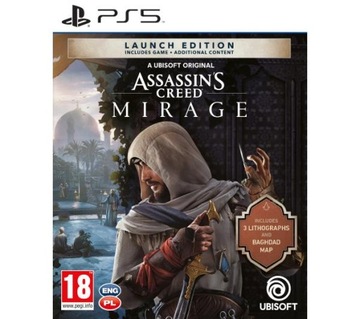 Assassin’s Creed Mirage Launch Edition PS5 3 LITOGRAFIE