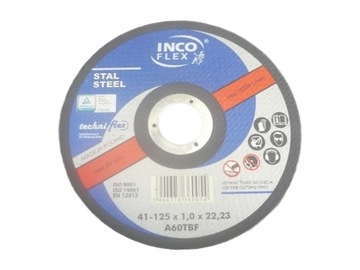 Tarcza do cięcia metalu 125x1,0 INCOFLEX