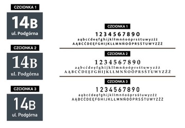 Номер дома со светодиодной подсветкой