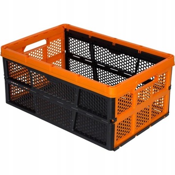 Пластиковый складной ящик 32л VP корзина TACTIX